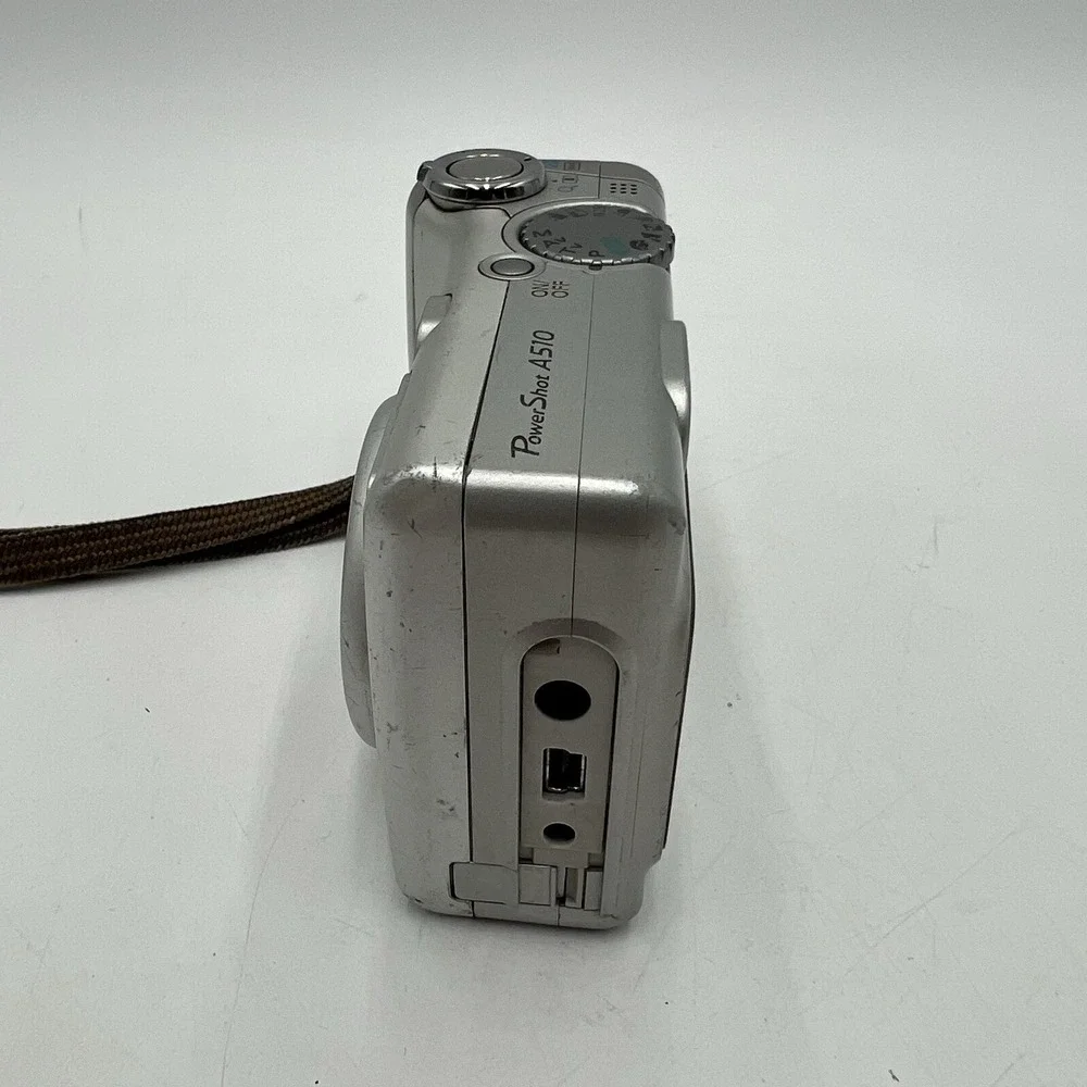 Canon PowerShot A510 3.2MP Digital Camera Silver For Parts